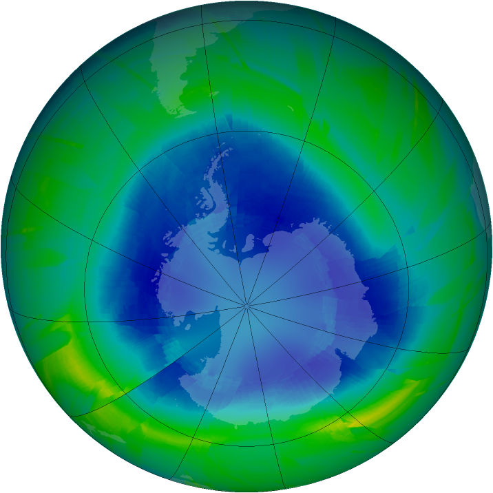 Ozone Map 2010-09-04